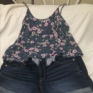 American Eagle Open Back Tank Top